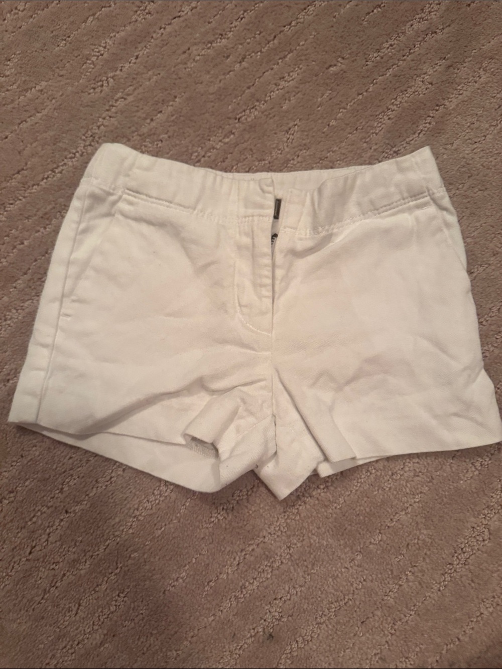 Crewcuts White Girl's Casual Bermuda Shorts